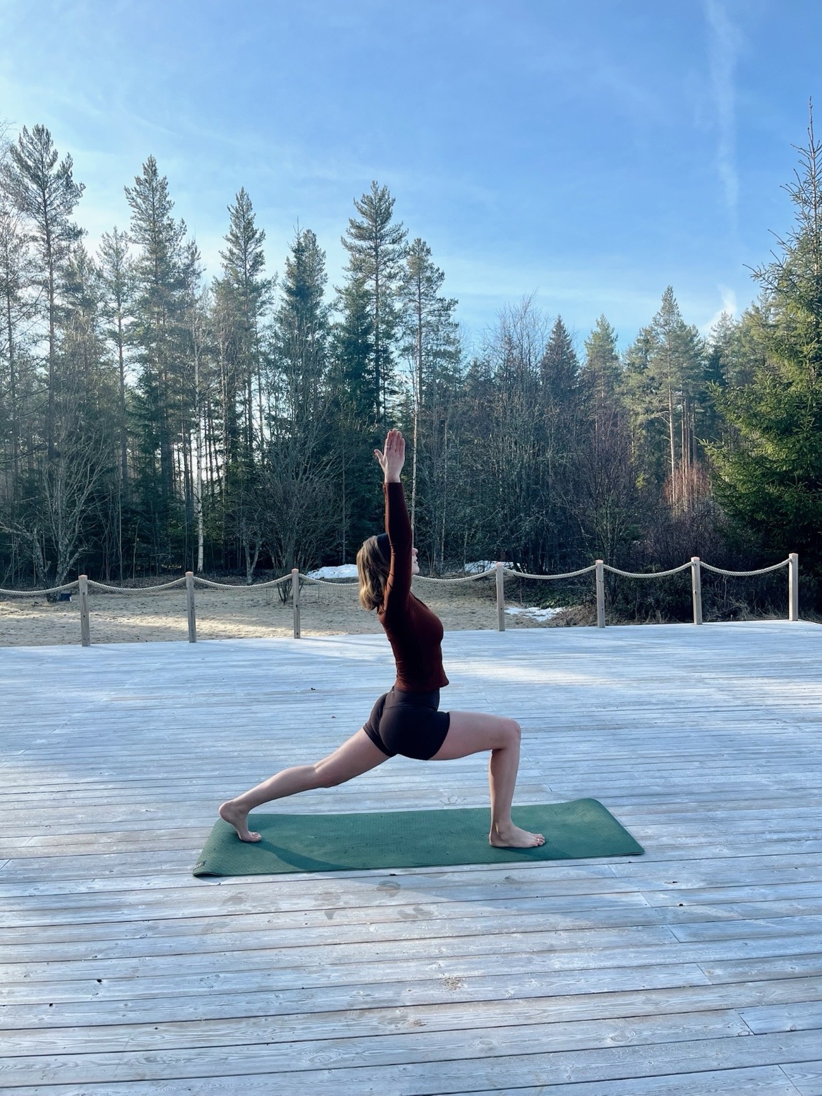 Camilla, a certified yoga teacher for remote teams